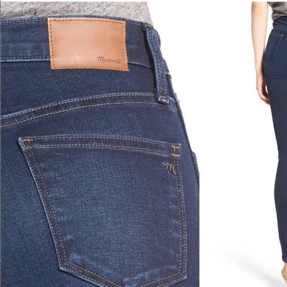 16. Madewell 10” High Rise Skinny Jeans in Hayes Wash - Picture 6 of 16